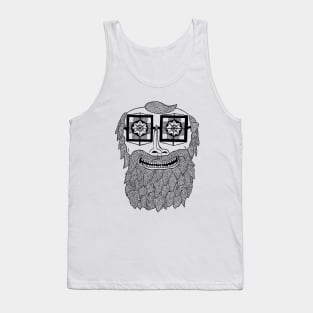 Man with Beard Tank Top